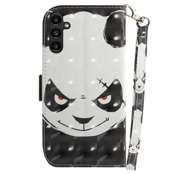 Samsung Galaxy A25 (5G) Læder Cover m. Print & Strop - Sur Panda For Discount