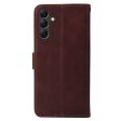 Samsung Galaxy A15 (5G)   A15 Kunstlæder Cover m. Pung og Strop - Brun Cheap