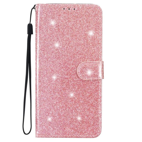 Samsung Galaxy A25 (5G) Læder Cover m. Pung & Strop - Glimmer - Rose Gold Online Hot Sale