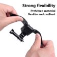 GoPro 4 - 11 Motorcykelhjelm Holder - Motorcycle Helmet Mount - Sort Supply