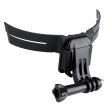 GoPro 4 - 11 Motorcykelhjelm Holder - Motorcycle Helmet Mount - Sort Supply