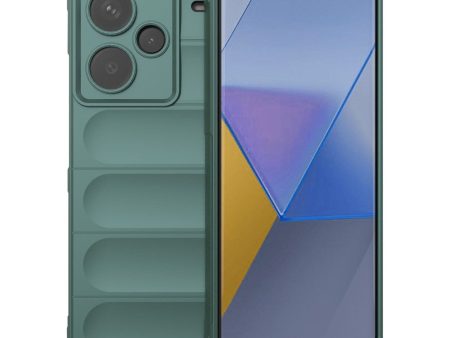 Xiaomi Redmi Note 13 Pro+ (Plus) Fleksibelt Plastik Cover - Grøn For Discount