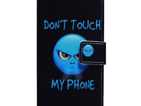 Samsung Galaxy A25 (5G) Læder Cover m. Pung & Print -  Don t Touch My Phone  on Sale