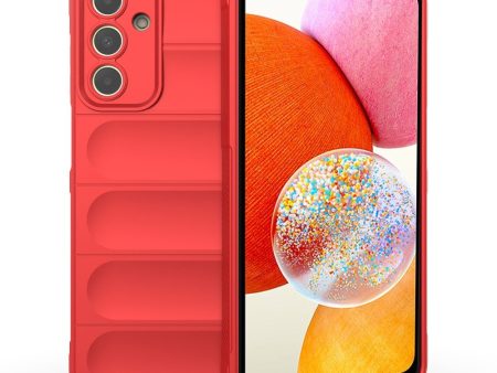 Samsung Galaxy A15 (5G)   A15 Fleksibelt Plastik Cover - Rød For Discount