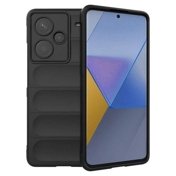 Xiaomi Redmi Note 13 Pro+ (Plus) Fleksibelt Plastik Cover - Sort Online