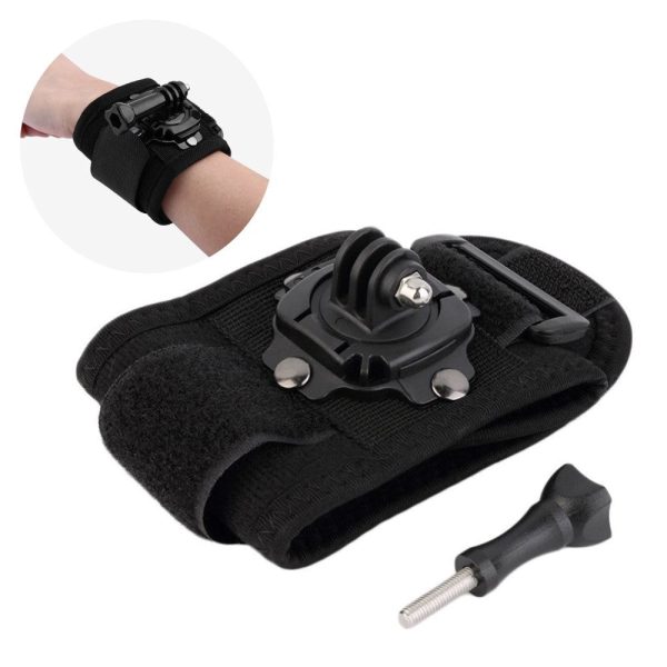 GoPro 4 - 11 Armbånds Holder - Wrist Strap Mount Holder - Sort Online Sale