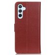 Samsung Galaxy S24 Litchi Læder Cover m. Pung - Brun For Cheap