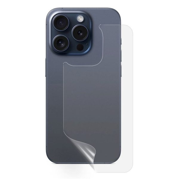 iPhone 15 Pro Bagside Beskyttelsesfilm - Gennemsigtig Hot on Sale