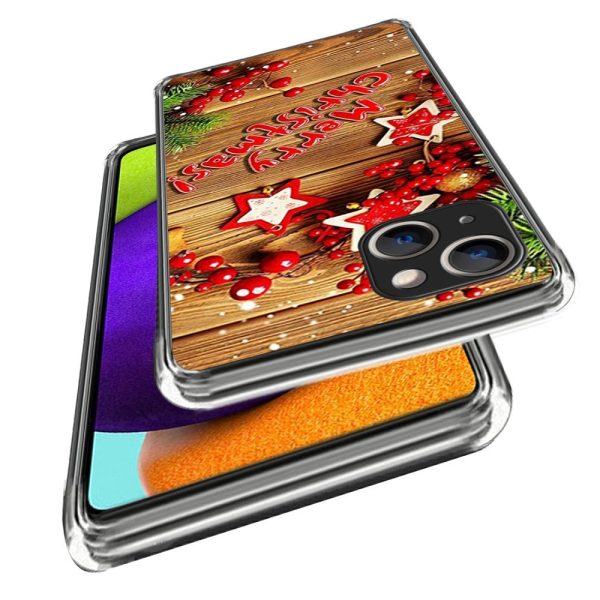 iPhone 15 Fleksibelt Plast Jule Cover - Merry Christmas Discount