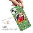 iPhone 15 Plus Fleksibelt Plastik Jule Cover - Merry Christmas - Julesok For Cheap