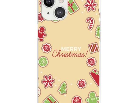 iPhone 15 Plus Fleksibelt Plastik Jule Cover - Merry Christmas - Juleklistermærker Cheap