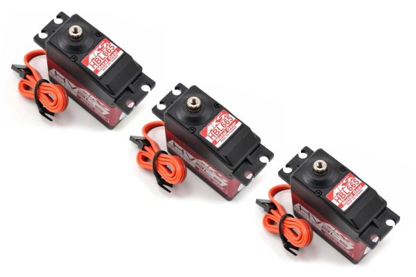 MKS HBL665 High Voltage Servo Multi-Pack (3 Servos) Hot on Sale