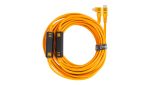 TetherGuard LeverLock & Cable Kit, USB-C to USB-C, 31  (9.4m), Straight to Right - High-Visibility Orange For Cheap