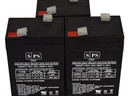 Chloride 1001145 6V 4.5Ah  Battery -3 pack Hot on Sale