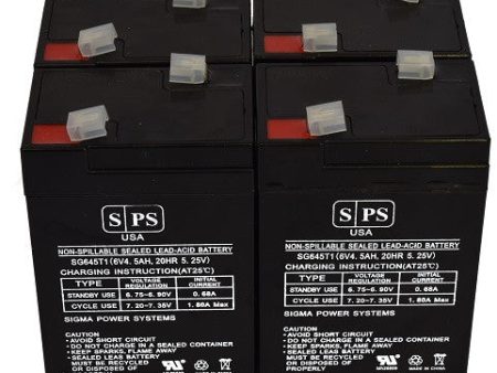 Chloride 1000010148 6V 4.5Ah Battery -4 pack For Sale