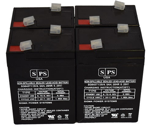 BB BP46 6V 4.5Ah Battery -4 pack Hot on Sale