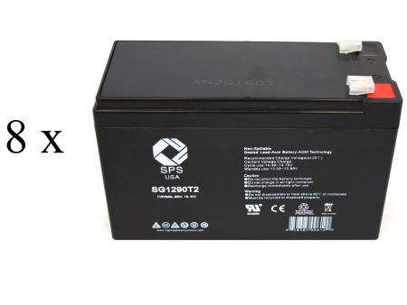 12V 9Ah batteries with T2 terminals 8 pack Supply