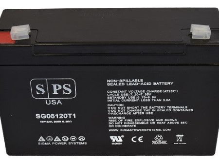 LightAlarms PGX-5 Emergency Exit light 6V 12Ah Battery Online