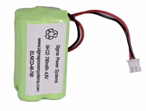 Exit Sign 4.8V 700mAh NiCad back up Battery - 100 pack Hot on Sale